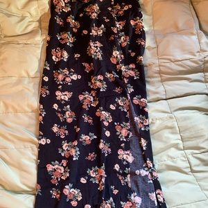Floral maxi skirt